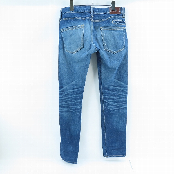 実際に弊社で買取させて頂いたjunhashimoto/ジュンハシモト 17SS スリムストレート クラッシュ デニムパンツ 1071710033/3の画像 1枚目