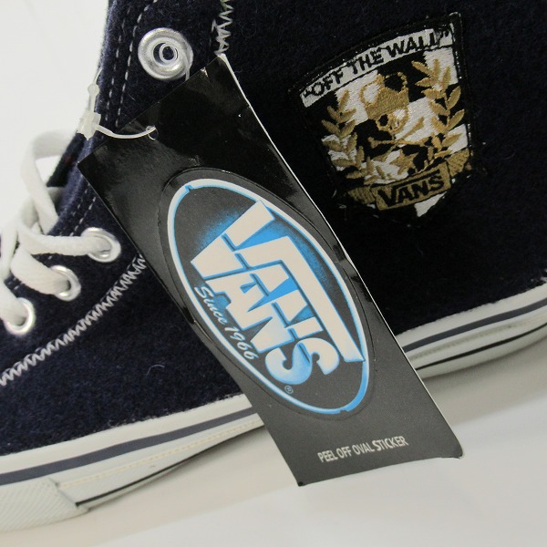 実際に弊社で買取させて頂いたVANS/バンズ V47 FELT/フェルト スニーカー 86022/9の画像 6枚目