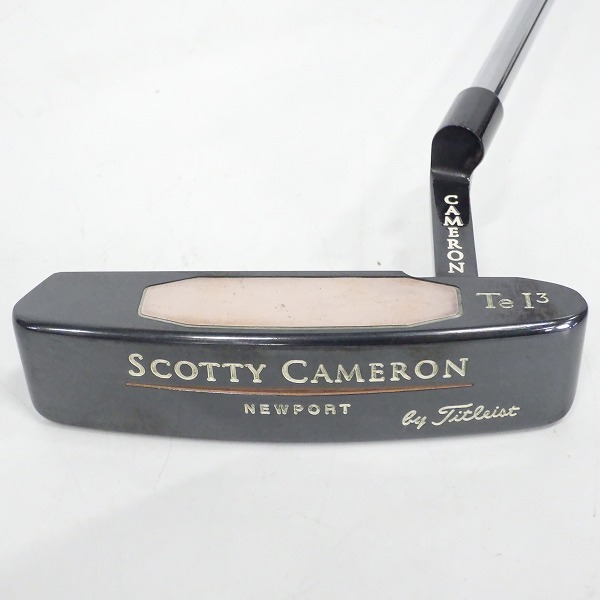 実際に弊社で買取させて頂いたSCOTTY CAMERON/スコッティキャメロン NEWPORT Te13 Titleist/ニューポート パター 34.25インチ ヘッドカバー付きの画像 5枚目