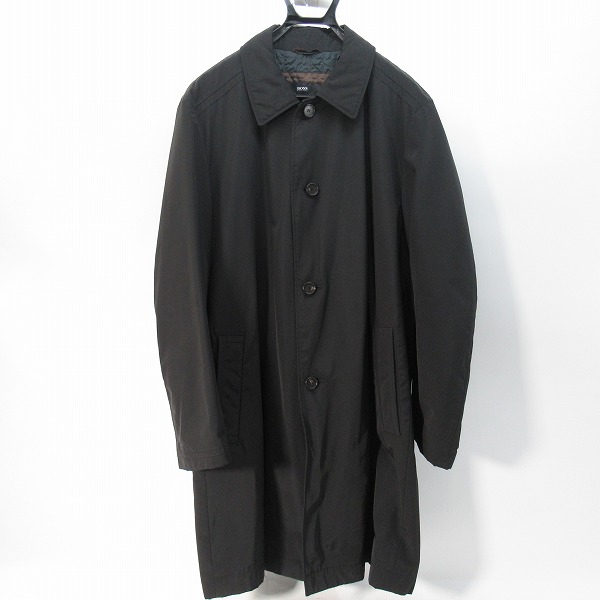 実際に弊社で買取させて頂いたHUGO BOSS/ヒューゴボス  キルティング ウール ステンカラーコート 48R