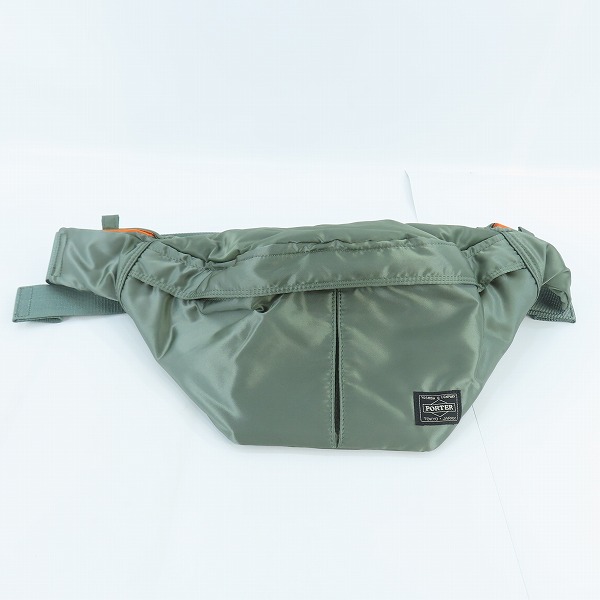 実際に弊社で買取させて頂いた(2)PORTER/ポーター TANKER WAIST BAG L タンカー ウエストバッグ L セージグリーン/622-76628