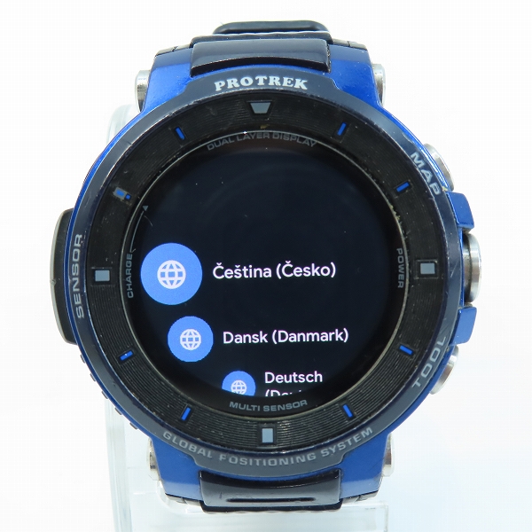 実際に弊社で買取させて頂いたCASIO/カシオ PRO TREK/プロトレック SMART スマートアウトドアウォッチ GPS搭載 WSD-F30-BU