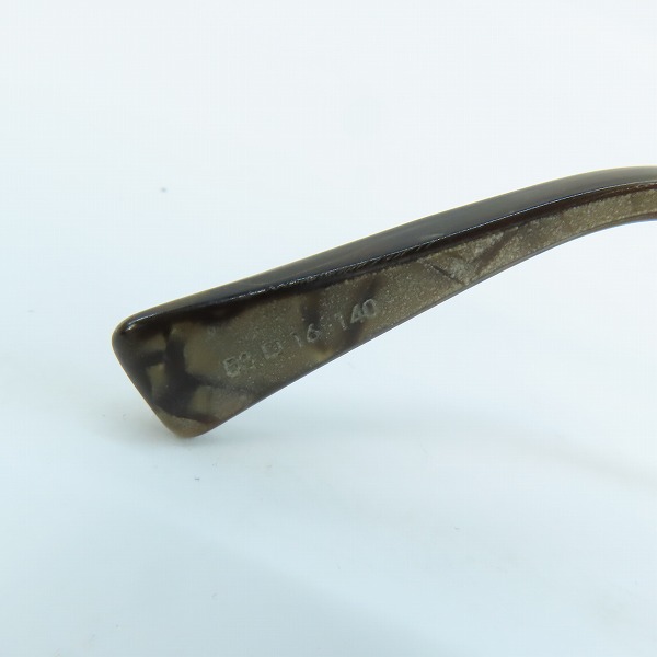 実際に弊社で買取させて頂いたalain mikli/アランミクリ メタルブロー 度入り メガネフレーム/アイウェア AL1119-M00Hの画像 6枚目