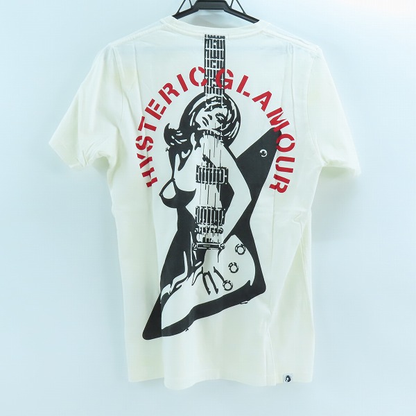 実際に弊社で買取させて頂いたHYSTERIC GLAMOUR/ヒステリックグラマー LET'S ROCK ギターガール プリント 半袖Tシャツ 0203CT21/M