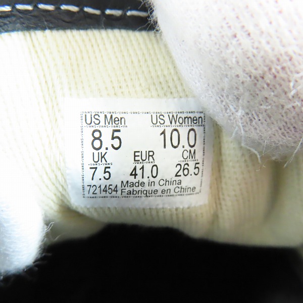 実際に弊社で買取させて頂いた【未使用】VANS×mastermind JAPAN/バンズ×マスターマインド オールドスクール "パンク" VN0A4BVFBLK/26.5の画像 5枚目