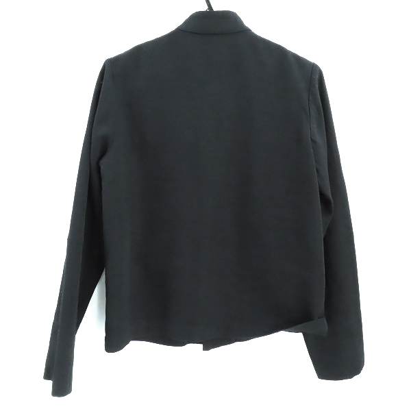 実際に弊社で買取させて頂いたBLACK COMME des GARCONS/ブラックコムデギャルソン チャイナジャケット ブラック 1E-J047/Mの画像 1枚目