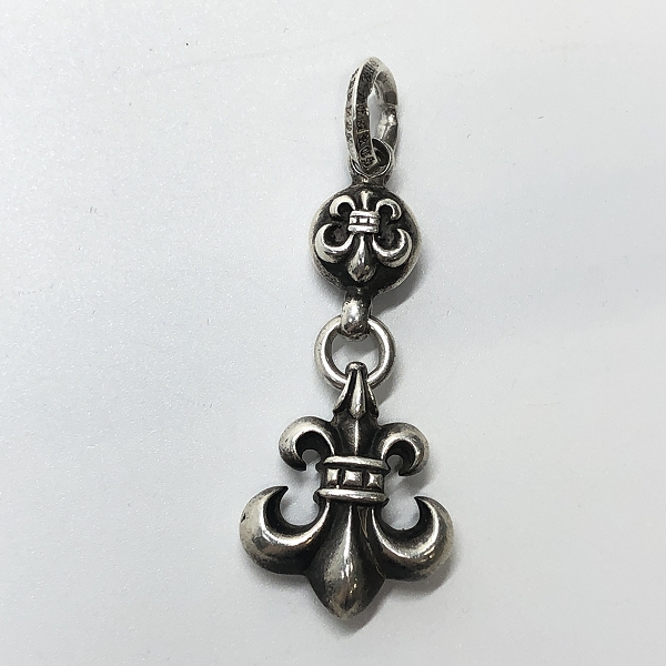 実際に弊社で買取させて頂いた【インボイス付き】CHROME HEARTS/クロムハーツ 1BALL BS FLEUR 1ボール BSフレアチャームの画像 2枚目