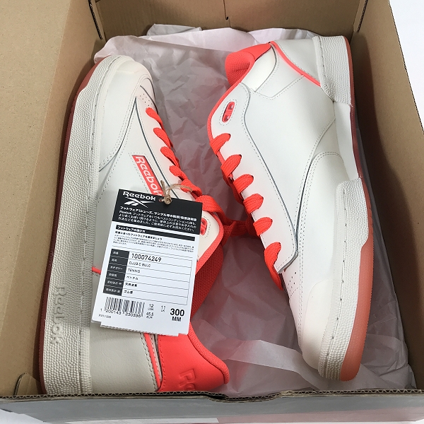 実際に弊社で買取させて頂いた【未使用】Reebok/リーボック CLUB C BULC/クラブシー バルク チョーク 100074249/30.0の画像 6枚目