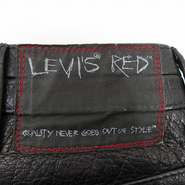 実際に弊社で買取させて頂いたLEVI'S RED/リーバイスレッド レザー パンツ 02702/29の画像 3枚目
