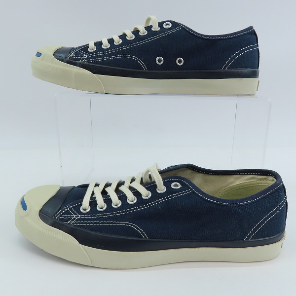実際に弊社で買取させて頂いたCONVERSE/コンバース ジャックパーセル ネイビー 1C1104/26.5の画像 3枚目