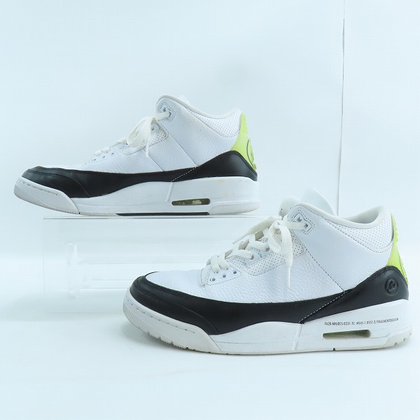 実際に弊社で買取させて頂いたFRAGMENT DESIGN×NIKE/フラグメントデザイン×ナイキ AIR JORDAN 3 エアジョーダン3 DA3595-100/28.5の画像 3枚目