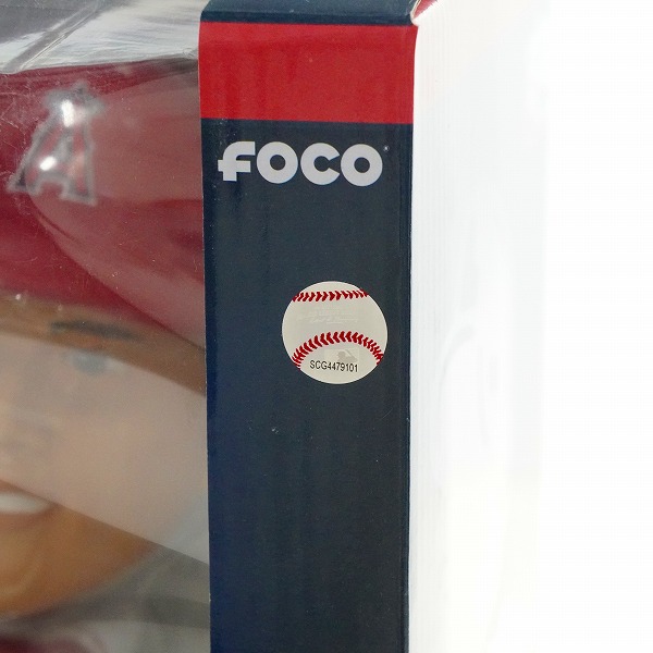実際に弊社で買取させて頂いたFOCO/フォコ BIG HEADS ロサンゼルス・エンゼルス ＃17 大谷翔平 打者 ボブルヘッド フィギュア 首振り人形の画像 8枚目