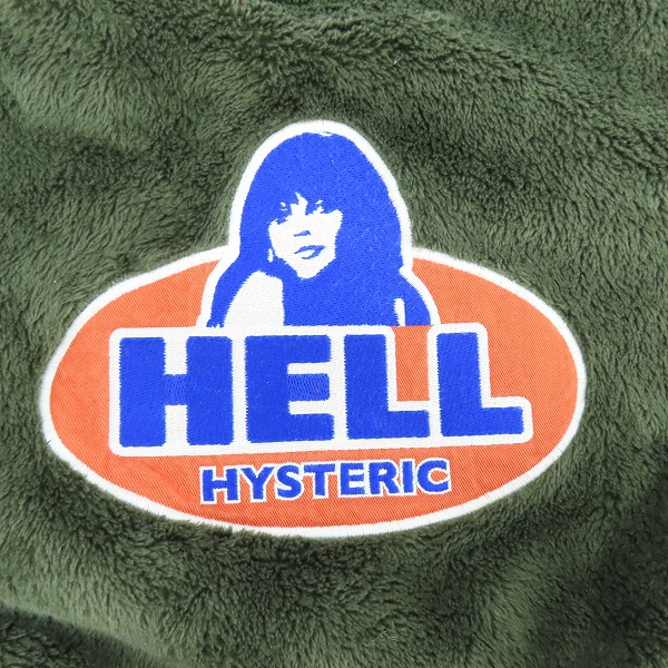 実際に弊社で買取させて頂いたHYSTERIC GLAMOUR/ヒステリックグラマー HELL OVAL アップリケスウェット 02203CS08/Mの画像 5枚目
