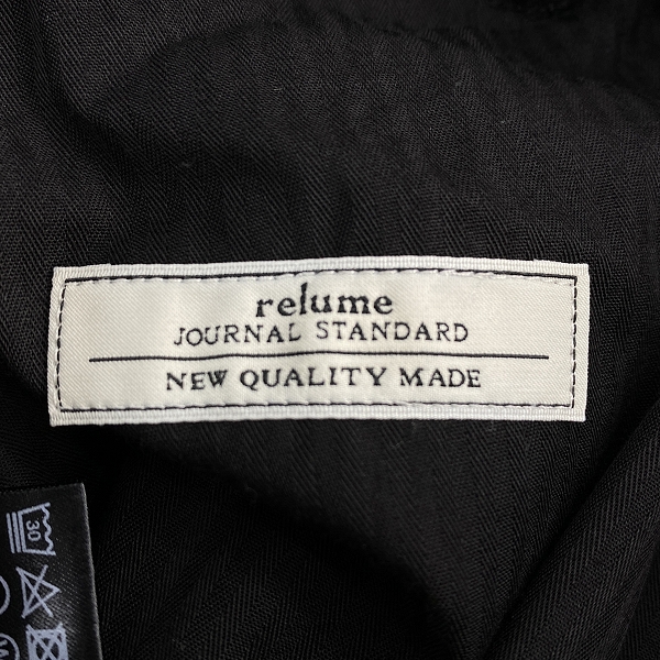 実際に弊社で買取させて頂いたJOURNAL STANDARD relume/ジャーナルスタンダード レリューム ダブルブレスト ジャージー スーツ セットアップ/L/Mの画像 5枚目