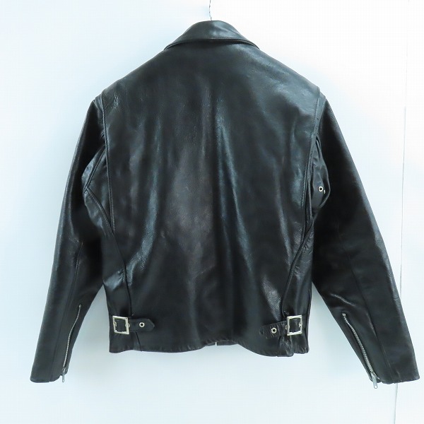 実際に弊社で買取させて頂いたSCHOTT/ショット ボアライナー シングルレザーライダースジャケット /40の画像 1枚目