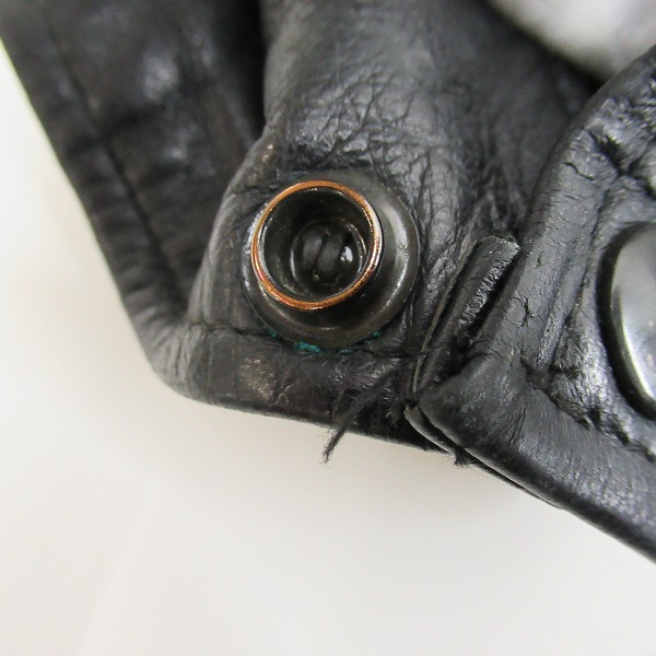 実際に弊社で買取させて頂いたSchott/ショット USA製 レザージャケット/革ジャン/40の画像 7枚目