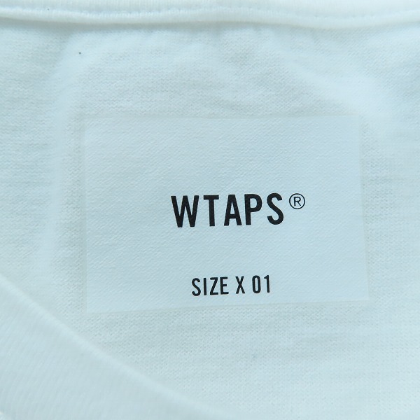 実際に弊社で買取させて頂いたWTAPS/ダブルタップス 23SS DESIGN 01/SS/CTPL COLLEGE TEE 胸刺繍 半袖Tシャツ 231ATDT-CSM28 /1の画像 2枚目