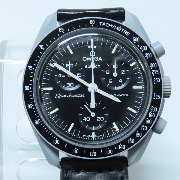 実際に弊社で買取させて頂いたOMEGA×Swatch/オメガ×スウォッチ MoonSwatch Mission to the Moon/腕時計 SO33M100