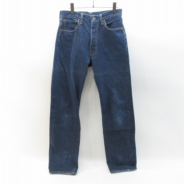 実際に弊社で買取させて頂いたLEVI'S/リーバイス 501XX 刻印555 バレンシア工場製 ビッグE デニムパンツ 紙パッチ 501-0003/W33 L36