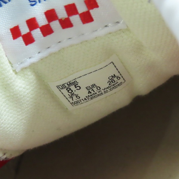 実際に弊社で買取させて頂いたVANS/バンズ OFF THE WALL OLD SKOOL/オールドスクール スニーカー ブラック/ホワイト 500714/26.5の画像 5枚目