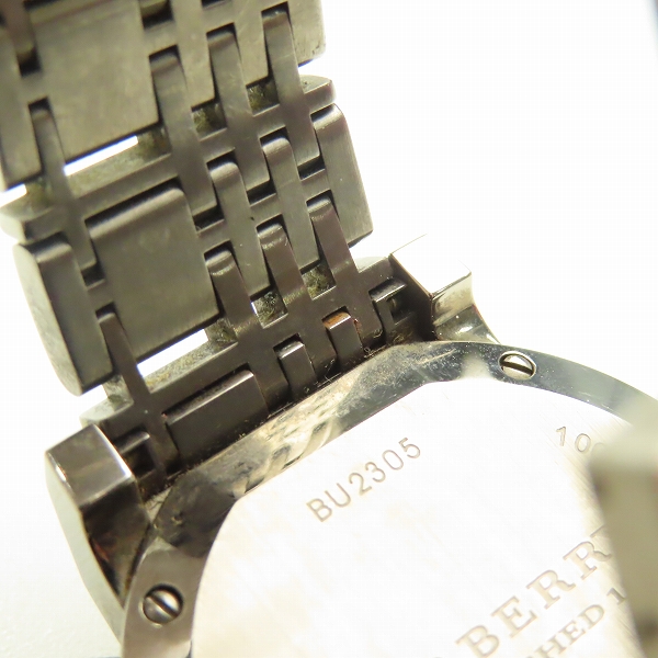 実際に弊社で買取させて頂いたBURBERRY/バーバリー クロノグラフ デイト クォーツ 腕時計 BU2305【動作未確認】の画像 5枚目