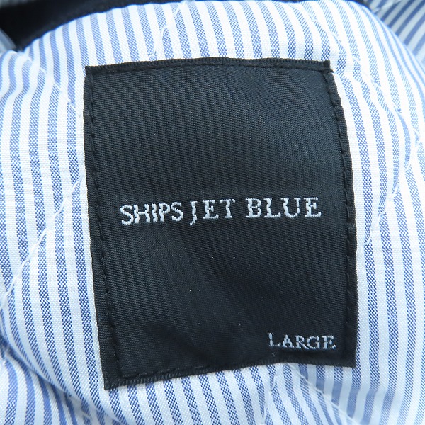 実際に弊社で買取させて頂いたSHIPS JET BLUE/シップスジェットブルー ネックベルトコート/ジャケット/124-46-0026/Ｌの画像 2枚目