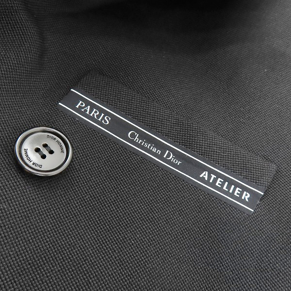 実際に弊社で買取させて頂いたDior/ディオール Christian Dior ATELIER ウール ダブル コート 833C310Q4272/46の画像 7枚目