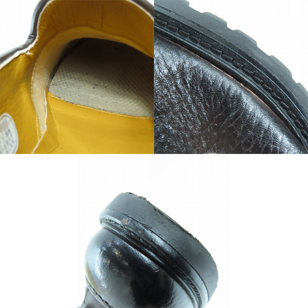 実際に弊社で買取させて頂いたBEAMS HEART/ビームスハート グレインレザー タッセルローファー ダークブラウン/7 1/2の画像 6枚目