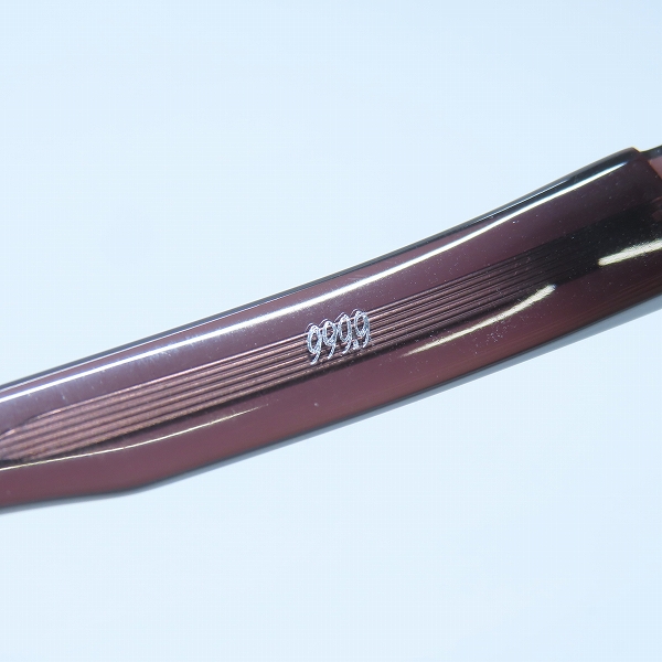 実際に弊社で買取させて頂いた999.9/フォーナインズ 眼鏡 メガネフレーム/アイウェア NP-55の画像 5枚目