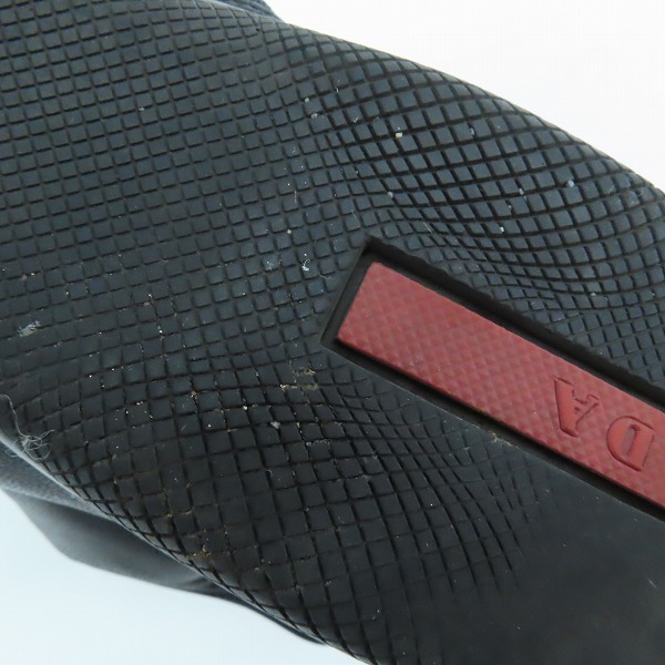 実際に弊社で買取させて頂いたPRADA/プラダ サイドジップ レザーブーツ 1451/6の画像 6枚目