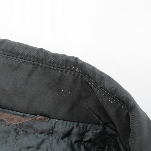 実際に弊社で買取させて頂いたHUGO BOSS/ヒューゴボス  キルティング ウール ステンカラーコート 48Rの画像 8枚目