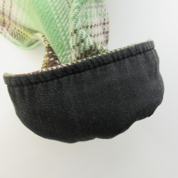 実際に弊社で買取させて頂いたTHE FLAT HEAD/ザフラットヘッド チェック フランネルシャツ 40の画像 6枚目