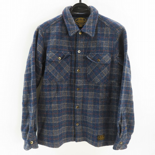 実際に弊社で買取させて頂いたNEIGHBORHOOD/ネイバーフッド MAKAVELI / W-SHIRT.LS チェックウール シャツ 152UCNH-SHM01/M