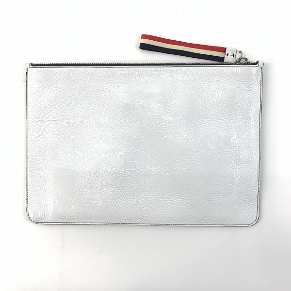 実際に弊社で買取させて頂いたMONCLER/モンクレール モンダックワッペンクラッチバッグ D109A6004110 019NWの画像 1枚目