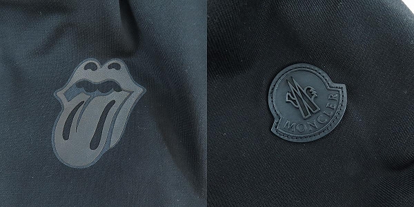 実際に弊社で買取させて頂いたMONCLER×THE ROLLING STONES/モンクレール×ローリング ストーンズ ジップアップ パーカー Sの画像 6枚目