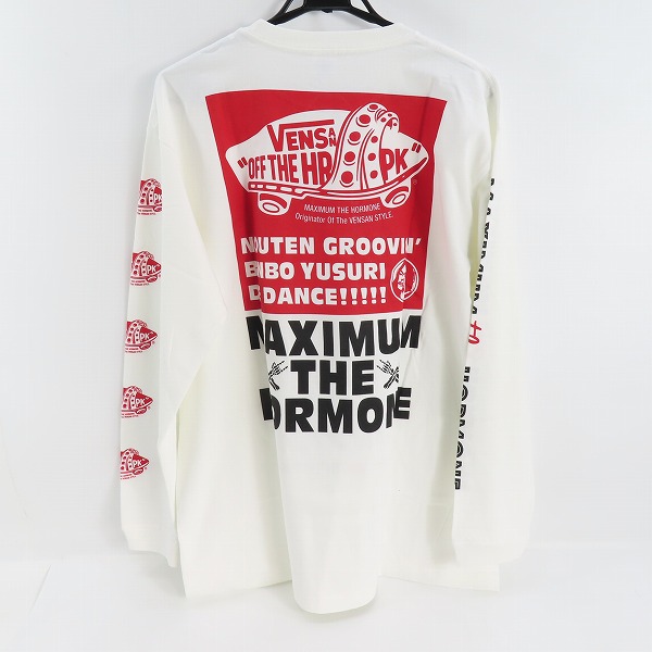 実際に弊社で買取させて頂いたMAXIMUM THE HORMONE/マキシマムザホルモン VENSAN プリント バンドTシャツ ホワイト/2XLの画像 1枚目