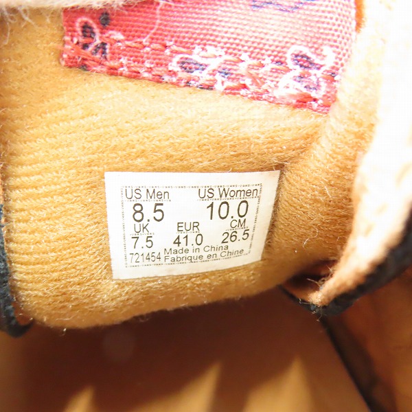 実際に弊社で買取させて頂いた【未使用】VANS/バンズ SK8 HI REISSUE VLT LX BANDANA/バンダナ VN0A4BVHIZQ/26.5の画像 5枚目