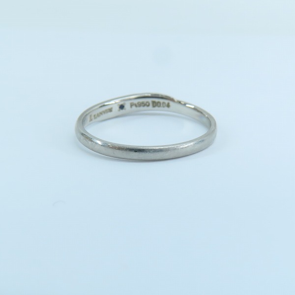 実際に弊社で買取させて頂いたLANVIN/ランバン マリッジリング リング PT950 20号の画像 3枚目