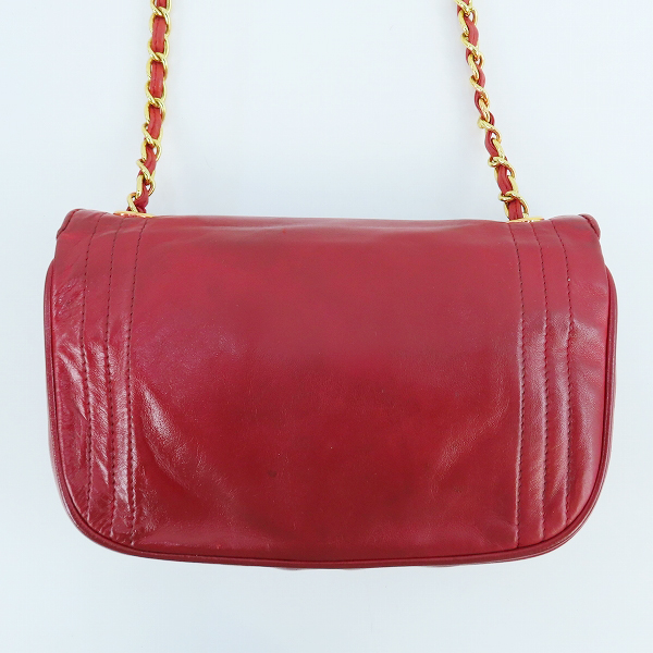 実際に弊社で買取させて頂いたCHANEL/シャネル ラムスキン ココマーク チェーンショルダーバッグの画像 1枚目