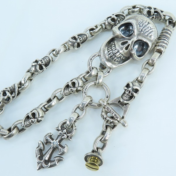 実際に弊社で買取させて頂いたBill Wall Leather/BWL/ビルウォールレザー グッドラック ウォレットチェーン アンカーチャーム ウォレットリングTバー