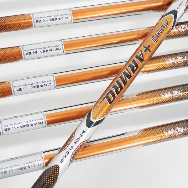 実際に弊社で買取させて頂いたHONMA/ホンマ ATHPORT 3e+/アスポート アイアン #6～10,A,Sw 7本セット ARMRQ WT-53 FLEX:Rの画像 6枚目
