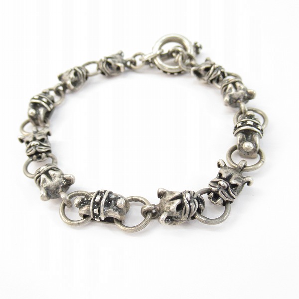 実際に弊社で買取させて頂いたROYAL ORDER/ロイヤルオーダー ブルドッグリンクチェーン Tバー ブレスレット