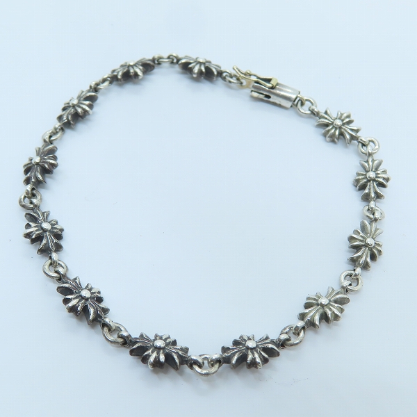 実際に弊社で買取させて頂いたCHROME HEARTS/クロムハーツ タイニーE CHプラス ブレスレット 12リンク