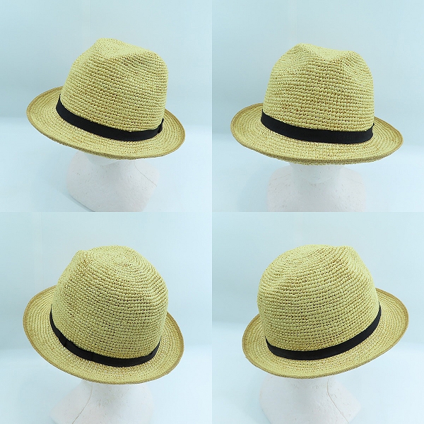 実際に弊社で買取させて頂いたDIESEL/ディーゼル GINZA TORAYA/銀座トラヤ CA4LA/カシラ 麦わら帽子 3点セットの画像 3枚目