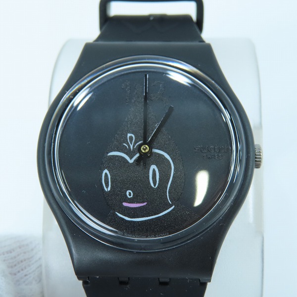 実際に弊社で買取させて頂いたKIDROBOT/キッドロボット Swatch/スウォッチ BASEMAN フィギュア付き クオーツ腕時計【動作未確認】の画像 1枚目