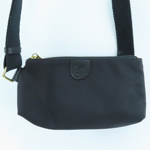 実際に弊社で買取させて頂いたIL BISONTE/イルビゾンテ ショルダーバッグ ブラック
