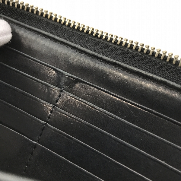 実際に弊社で買取させて頂いたHYSTERIC GLAMOUR/ヒステリックグラマー スタッズレザーウォレット長財布の画像 5枚目