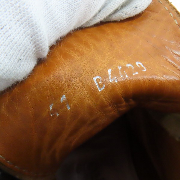 実際に弊社で買取させて頂いたBUTTERO/ブッテロ T-BONE オイルドレザー レースアップブーツ/41の画像 5枚目