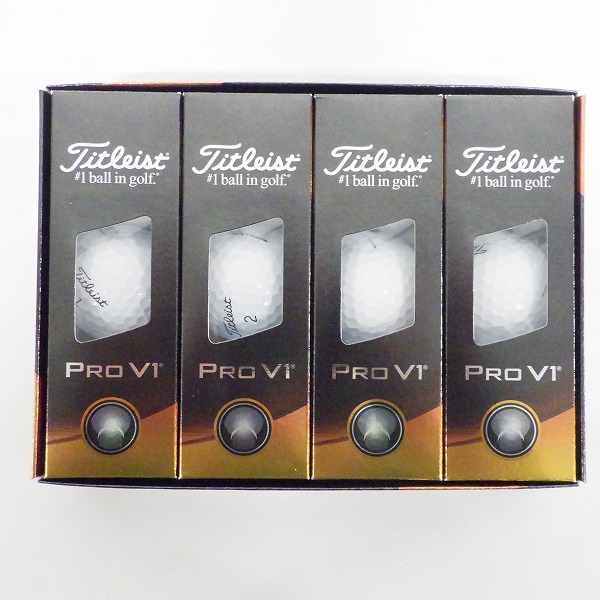 実際に弊社で買取させて頂いた【未使用】Titleist/タイトリスト PRO V1 ゴルフボール ホワイト 1ダース