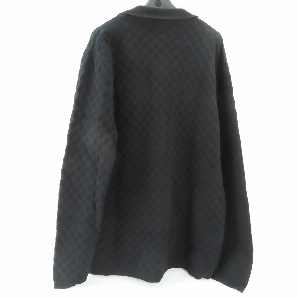 実際に弊社で買取させて頂いたARMANI EXCHANGE/アルマーニエクスチェンジ 市松模様 カーディガン XLの画像 1枚目